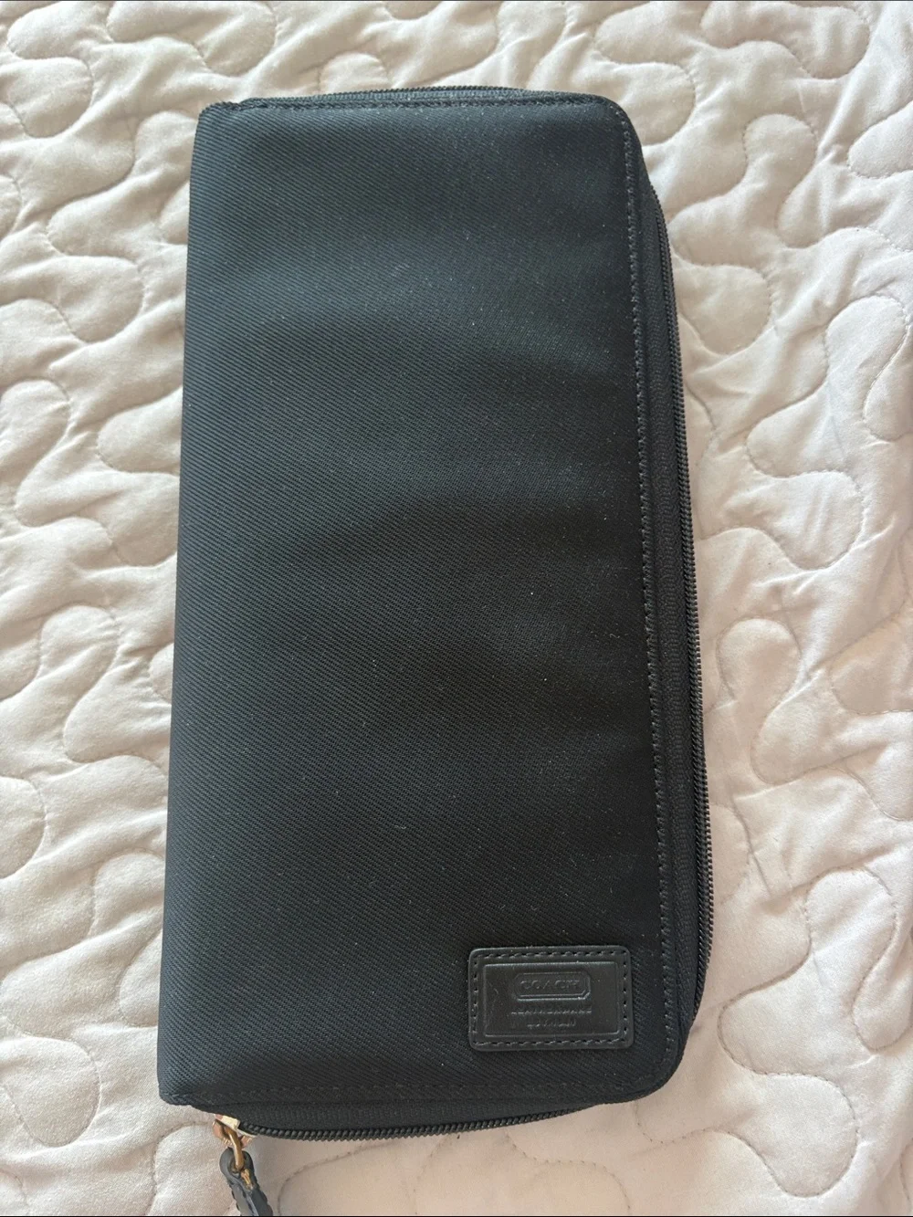 Coach Black Travel Organizer wallet